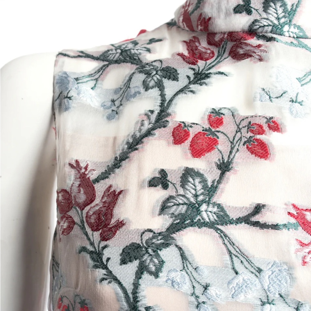 Erdem strawberry Nena dress - Picture 2 of 9